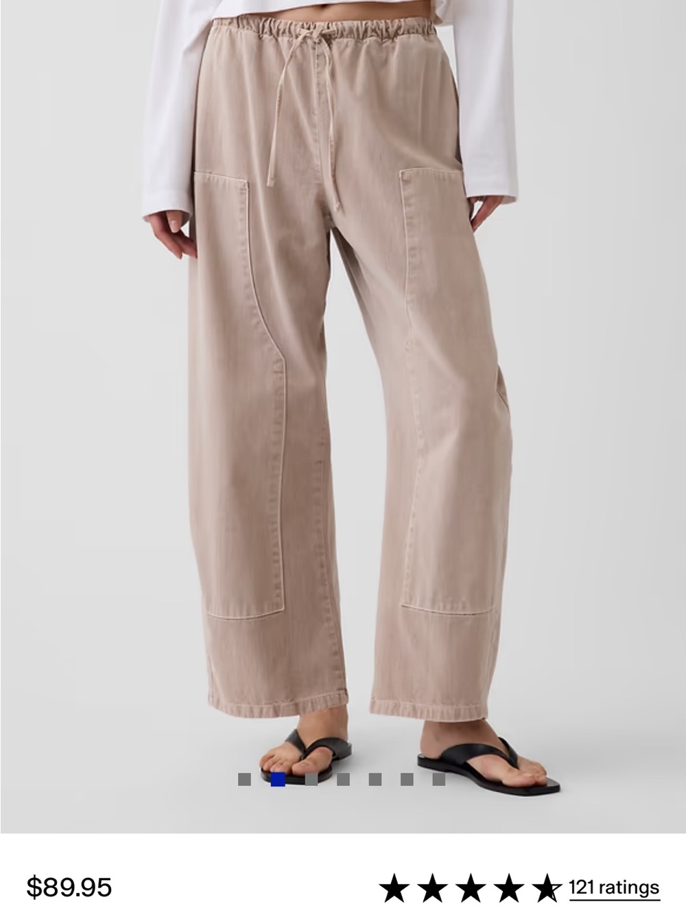 Gap easy knee double barrel pants